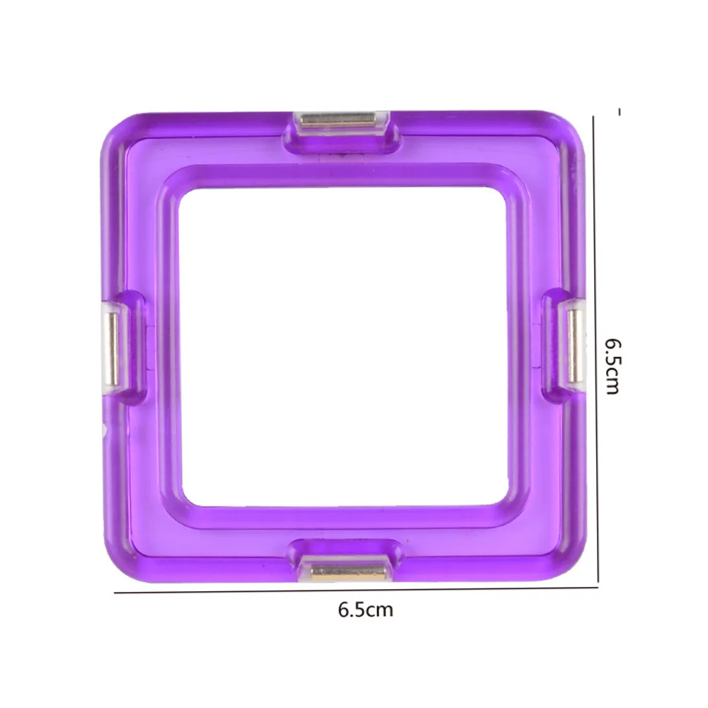 1 шт. большой размер хрустальные блоки магнитные дизайнерские строительные модели и строительные игрушки магнитные блоки Развивающие игрушки для детей подарок - Цвет: Коричневый