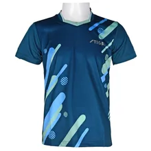 Новая оригинальная детская футболка Stiga для настольного тенниса, CA-43371 для мальчиков и девочек, футболка для настольного тенниса, Спортивная футболка