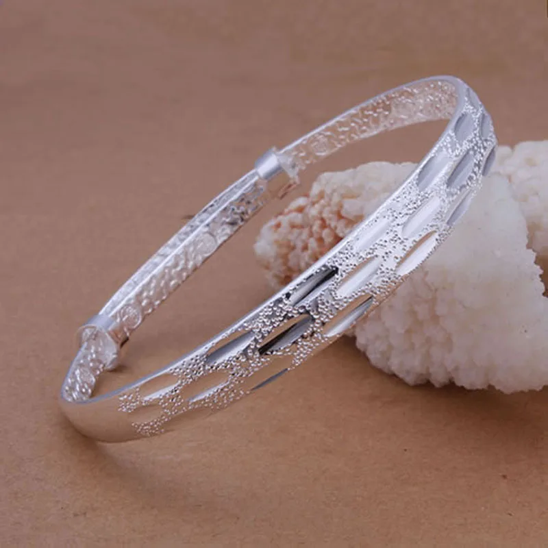Bangle Silver Plated Bangle Silver Exquisite Women s Jewelry Bangle bangle-silver-plated-bangle-silver-exquisite-women-s-jewelry-bangle