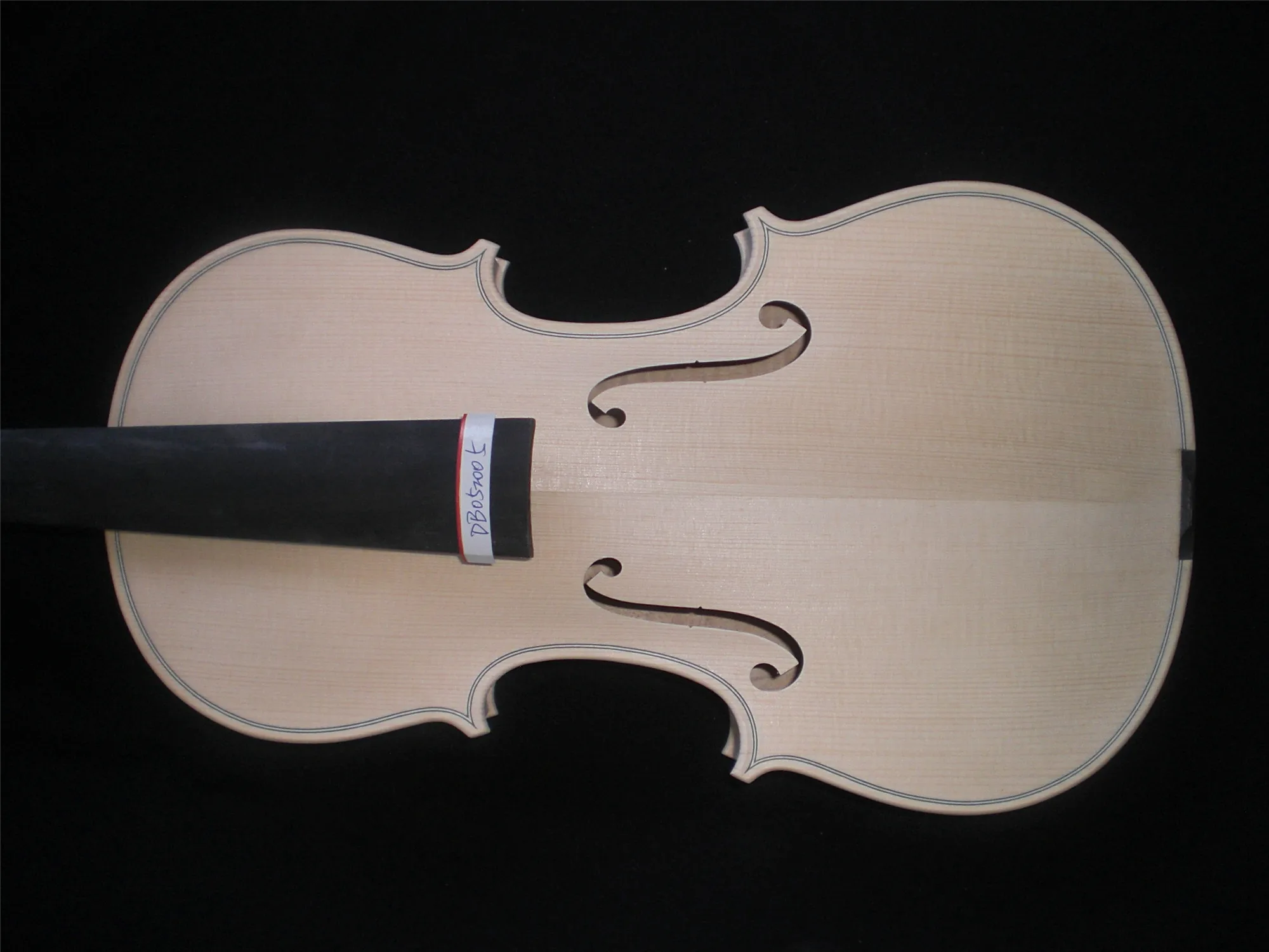 

1 PC High Quality White Unfinished Violin 4/4 Whole Maple Back Nice Grains Good Sound DB052005#