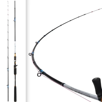 

2.1m 8-40g Light Slow Jigging Rod Carbon Fast Action Fishing Rods Rotating Guides Reel Seat Titan Red Bream snapper