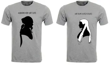 

Moon Of My Life Sun & Stars Khal & Khaleesi Valentines Couple Tshirt Tee