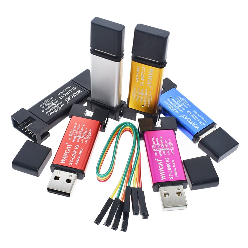 ST Link V2 новый stlink mini STM8STM32 STLINK симулятор загрузки Программирование с