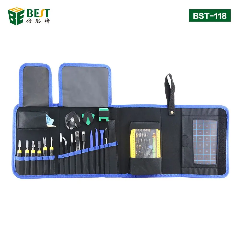 BST 118 Набор прецизионных отверток 67 в 1 комплект магнитных драйверов с портативной
