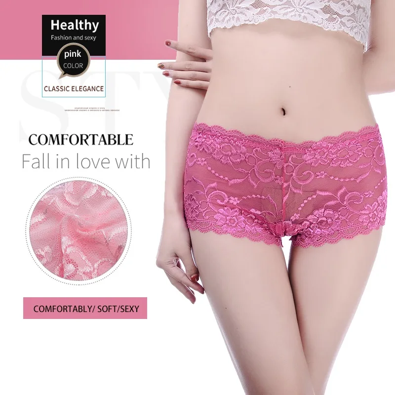 

Innsly underwear women's sexy transparent women's underwear lace jacquard women's panties low waist comfortable women's panties