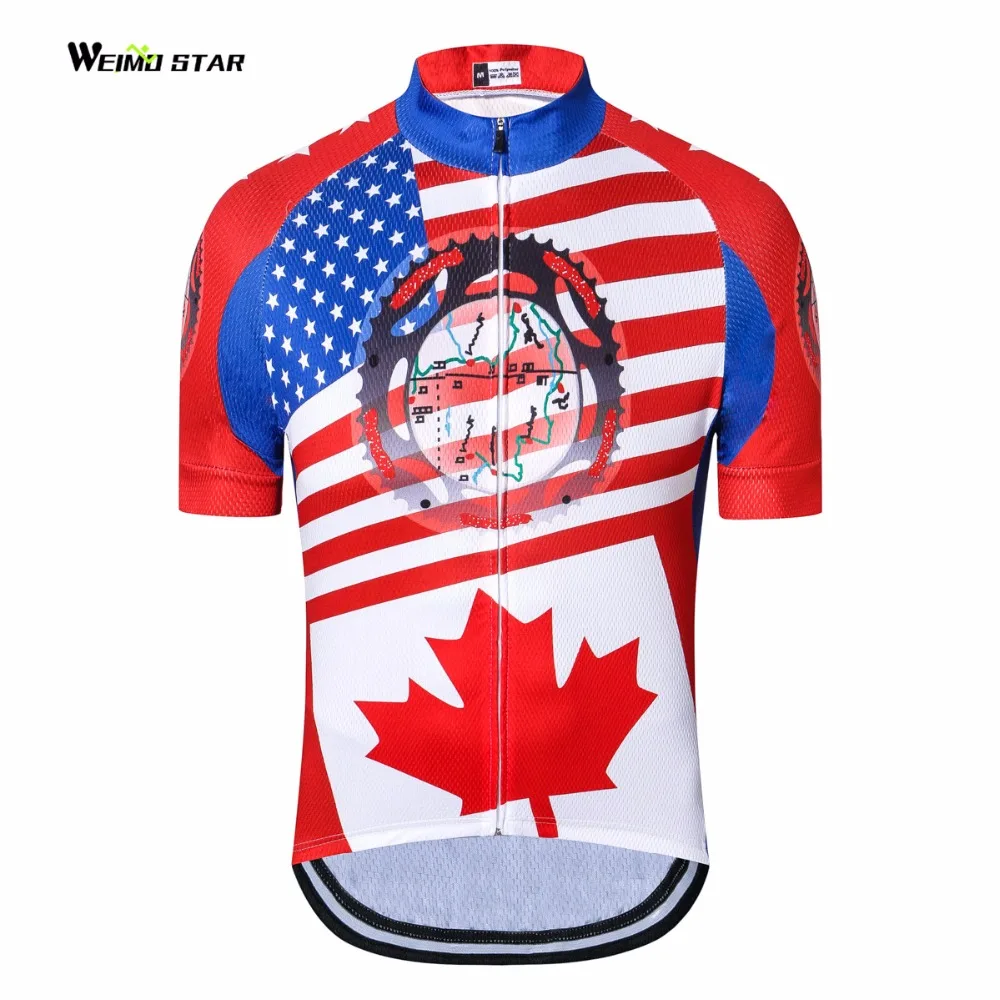 Canada Cycling jersey Men's Bike Jersey 2018 road cycling jersey youth