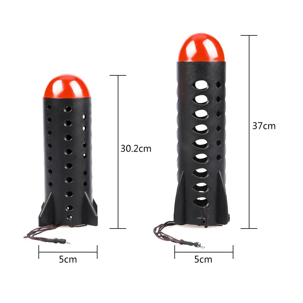 

1pc Large / Small Carp Fishing Feeders Bait Tackle Rockets Pellet Rocket Feeder Float