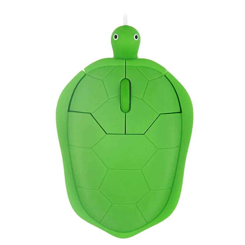 Gaming Wired Mouse Cartoon Turtle 1200DPI 3 Keys For Laptop PC Office Computer Funny Gift