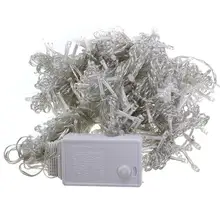 3x6 M 600 светодиодный свет в виде сосульки световая завеса для украшения дома Рождества на открытом воздухе с штепсельной вилкой США(синий свет