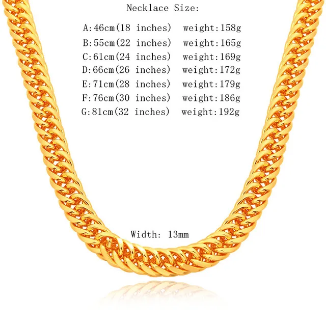 Miami Cuban Chains For Men Hip Hop Jewelry Wholesale Gold Color Thick Stainless Steel Long Big 