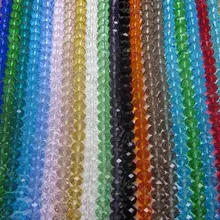 1800 шт 8 мм разноцветные прозрачные стеклянные бусины/круглый ограненный кристалл Бусины