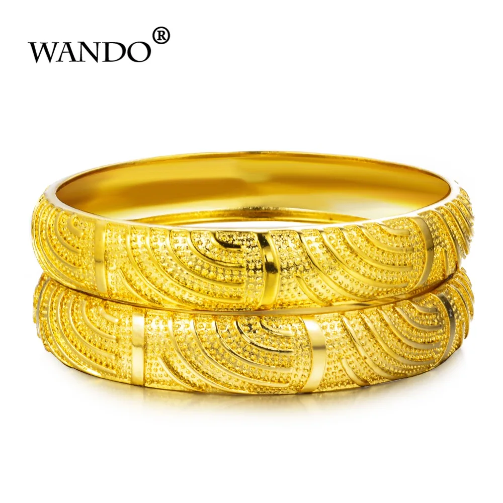 WANDO 2 шт. Высококачественный винтажный браслет в эфиопском стиле для женщин