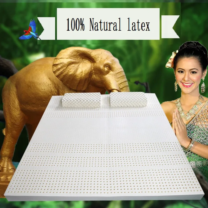 New  SongKAum 100% Natural latex Memory Mattress High Quality Mattress 5CM Improving Sleep Quality