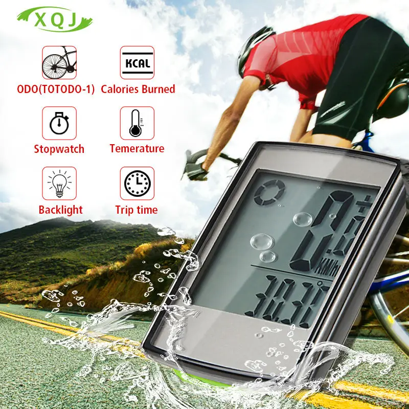 

Bike Bicycle Computer Wireless Bicycle Speedometer Waterproof Stopwatch Backlight odometer Temperature Accessories battery