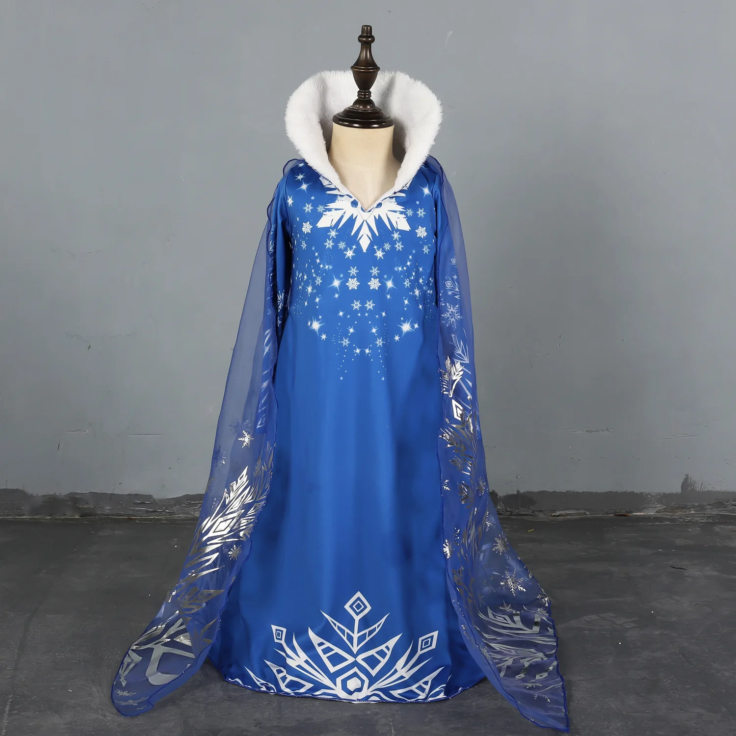 2018 Новое европейское платье принцессы Анны для девочек|Платья| |