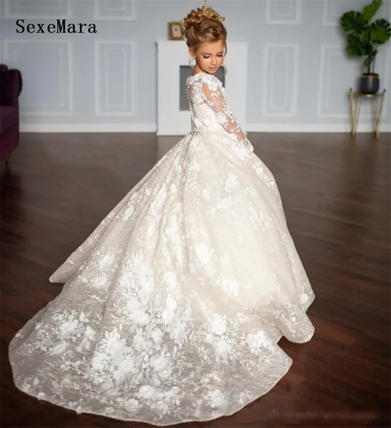 2019-3d-floral-applique-flower-girl-dresses-first-communion-dress-for-little-girl-long-sleeve-a-line-cheap-kids-wedding-party-dress (1)