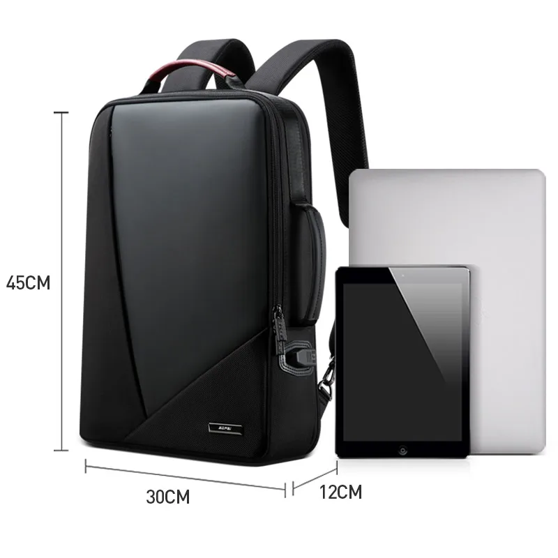 BOPAI Business Backpack Men's usb Anti-theft Computer Bag Increased Capacity Laptop Backpack