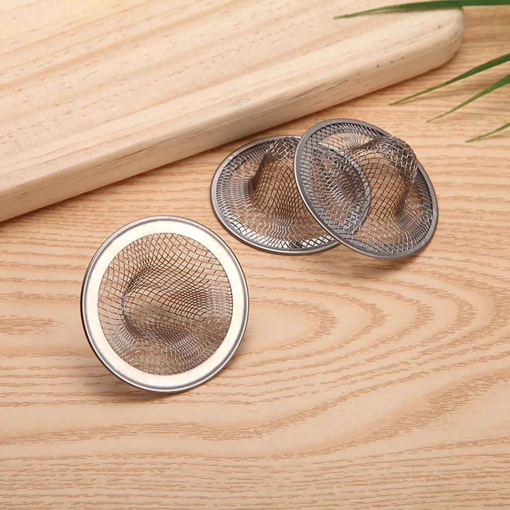 Новый 2 шт круглый железный сливной фильтр для ванной комнаты сетчатая Крышка для волос грязевая Пробка-фильтр