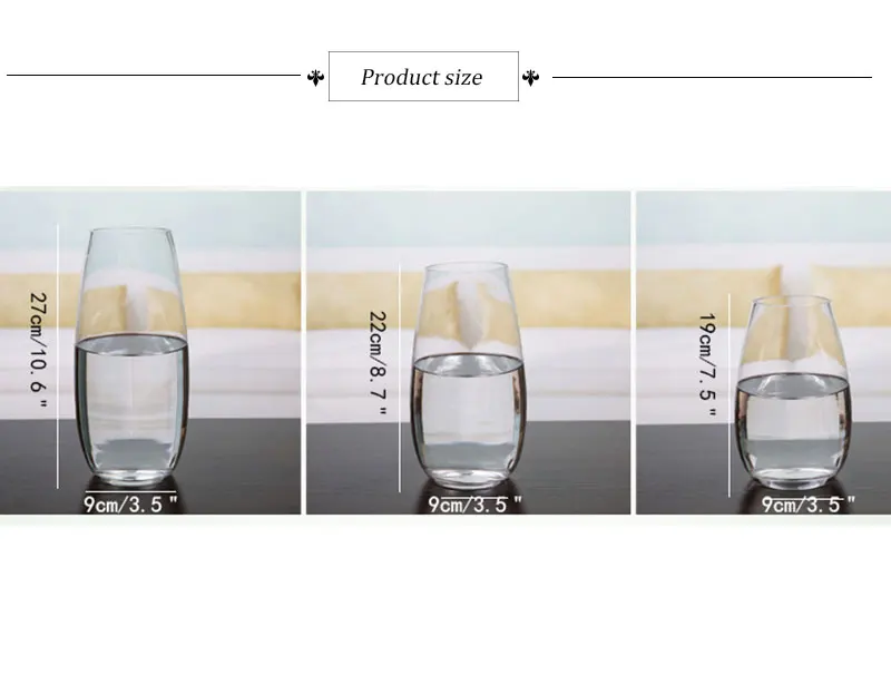 Украшение дома магазин украшения прозрачные вазы ясень прозрачная классическая стеклянная ваза Цветочная ваза гидропонная бутылка