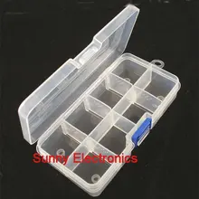 8/15/24 отсек слот Организатор хранения Бусины коробка Пластик ювелирных изделий Регулируемая Organizador чехол