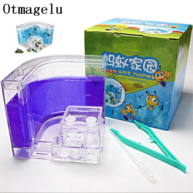 

Acrylic Ants Farm Ants House Castle Colorful Insects Terrarium Ant Cage Insects Box Nursery Ecological Kid Educational Model Toy