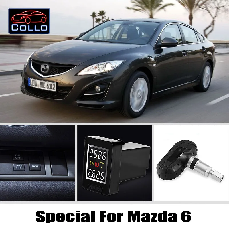 

Auto TPMS For Mazda 6 Mazda6 / Tire Pressure Monitoring System Of Internal Sensors / Non destructive Embedded Installation