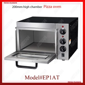 

EP1AT electric single layer higher chamber pizza bakery oven with timer for commercial use for making bread, cake, pizza