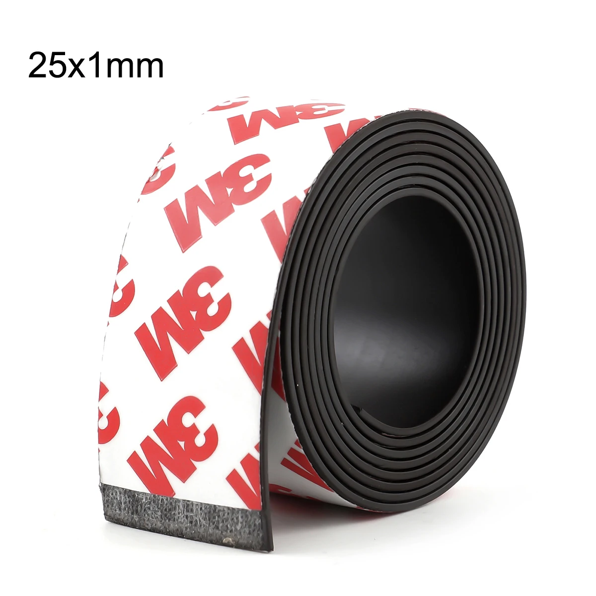 1 Meter 10*1 10*2 12*2 15*1 20*1 30*1 mm self Adhesive Flexible Soft Magnetic Strip Rubber Magnet Tape width 10mm/15mm/30mm 7