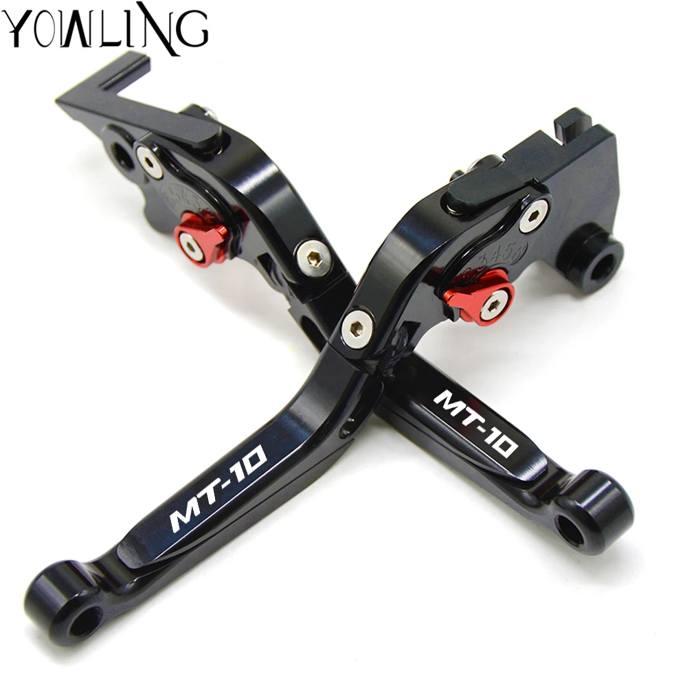 Black Motorbike Brakes Mt10 Motorcycle Folding Extending Brake Clutch