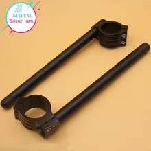 Универсальный Гоночный Регулируемый ЧПУ 31, 32, 33, 35, 36, 37, 39, 41, 43, 50, 51 мм, на зажиме, вилка, руль, ручка, бар, кафе, гонщик, мотоцикл