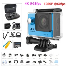 Оригинальная Экшн-камера H9R H9 Ultra HD 1080 P 4 K 30 м Водонепроницаемая видеокамера портативная мини камера 2,0 'экран Шлем камера