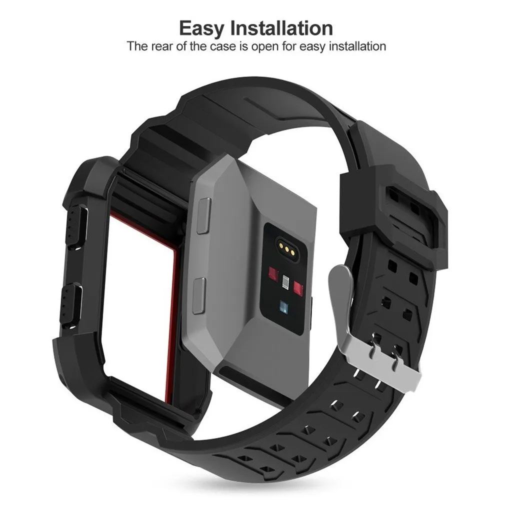 

Sports Silicone Replacement Wristband Band Strap for Fitbit Ionic Smart Watch 2019 p45