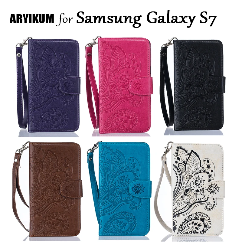 Aryikum чехол для телефона samsung Galaxy S7 S 7 SM G930F G930 флип пу кожа силикон задняя крышка