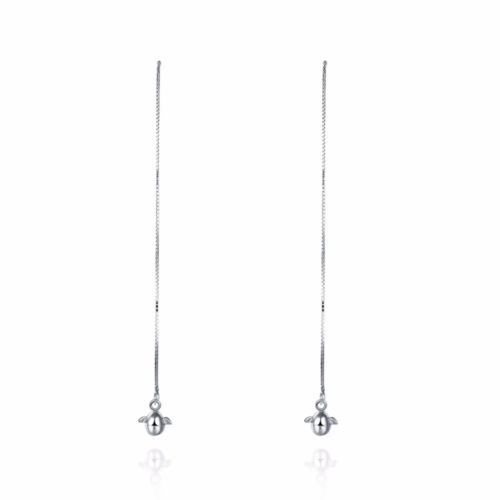 

2018 Rushed New Geometric Trendy Brincos Aretes Brinco Popular S925 Beautiful Sterling Angel Earrings Jewelry For Women