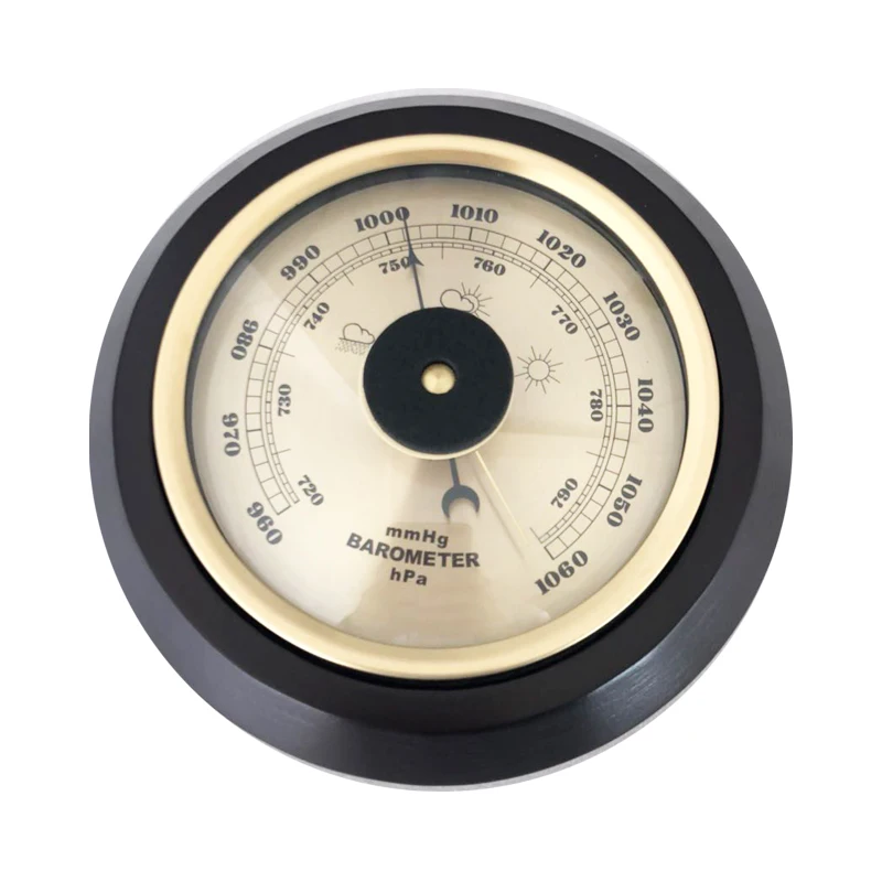

7.2 inch 180mm Wooden Base Wall Mounted Household Barometer Thermometer Hygrometer Weather Station Hanging