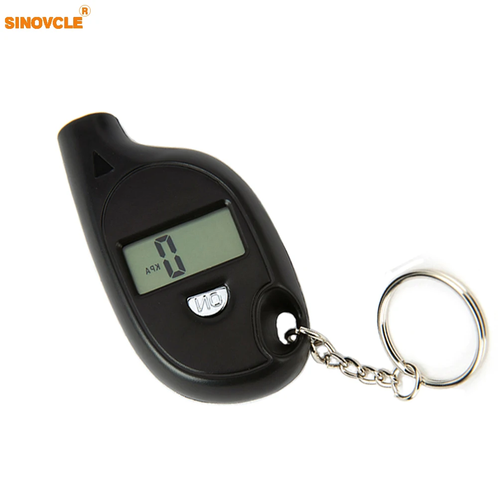 

Sinovcle Car Tire Pressure Sensor Mini LCD Digital Tire Tyre Key chain Air Pressure Gauge For Car Auto Motorcycle