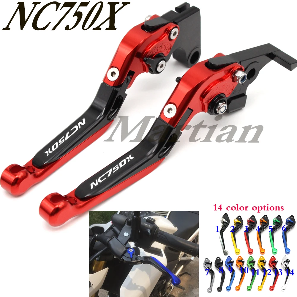 CNC Folding Extendable Motorcycle Brake Clutch Levers For HONDA NC 750
