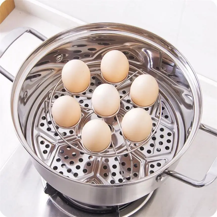 2018 1PCS Stainless Steel Egg Steamer Rack for Pressure Cooker Basket