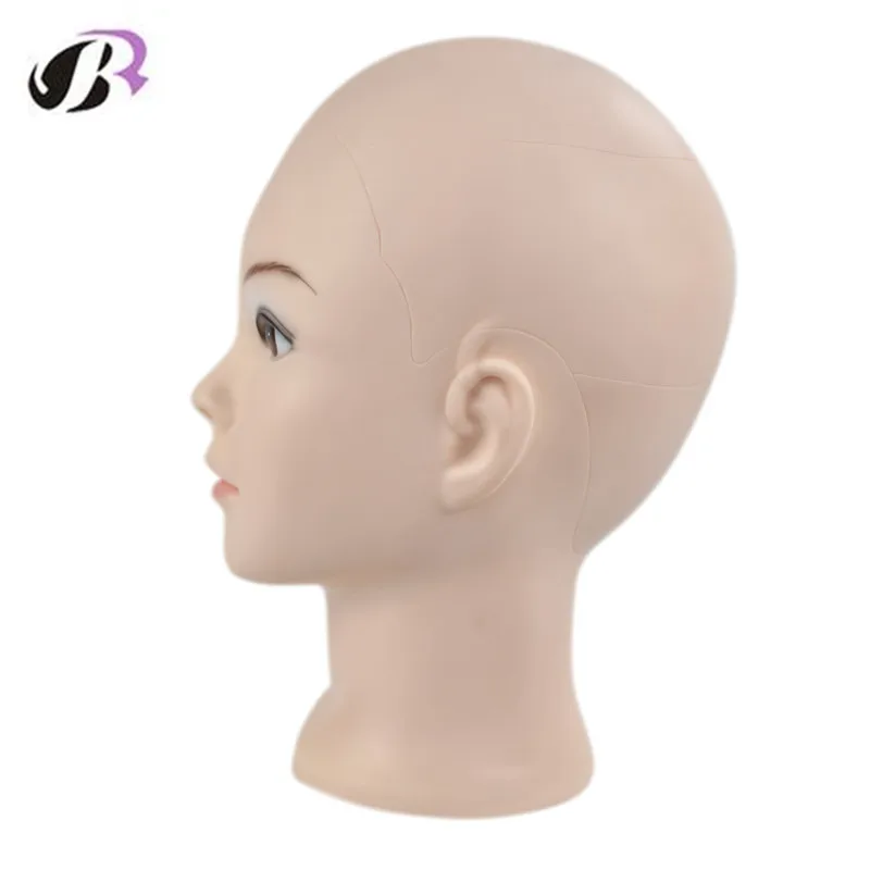 Cabeça Sem Cabelo Careca Perucas Cílios Jóias