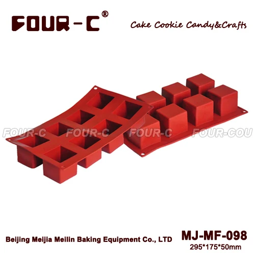 food grade square silicone bake ware cake pan cake pastry tools baking