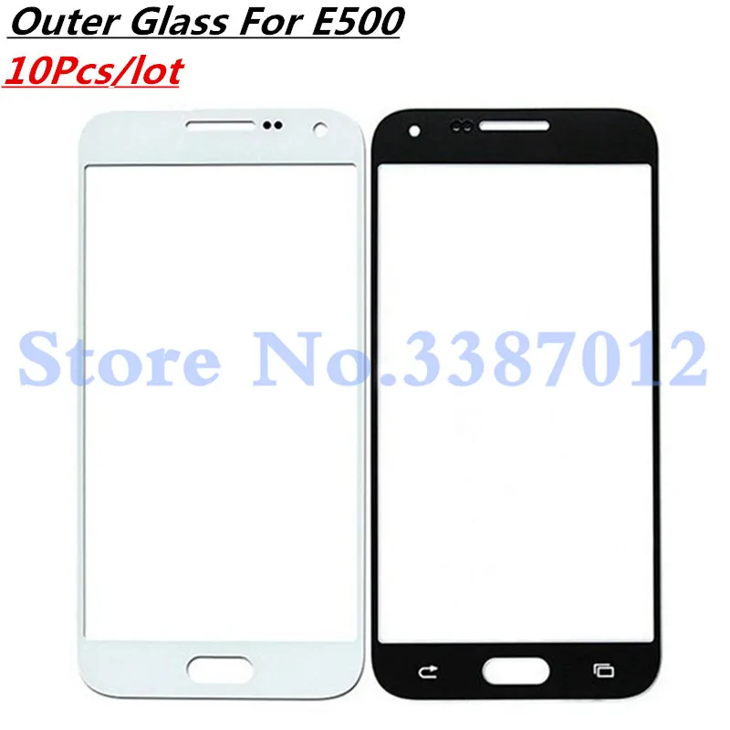 10 шт./лот Сенсорная панель экрана для замены Samsung Galaxy E5 E500 E500F E500M LCD передняя