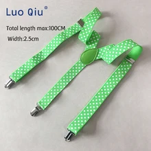 Подтяжки для взрослых Женщины/Мужчины Y-back регулируемые подтяжки Clip-on эластичная Подвеска Дети пояс 2,5X100 см