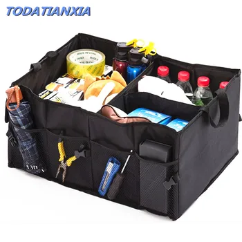 

Car trunk storage bag Auto Accessories Folding Storage Box FOR jimny Hyundai Solaris Verna Tucson Ix35 seat leon ibiza Renault