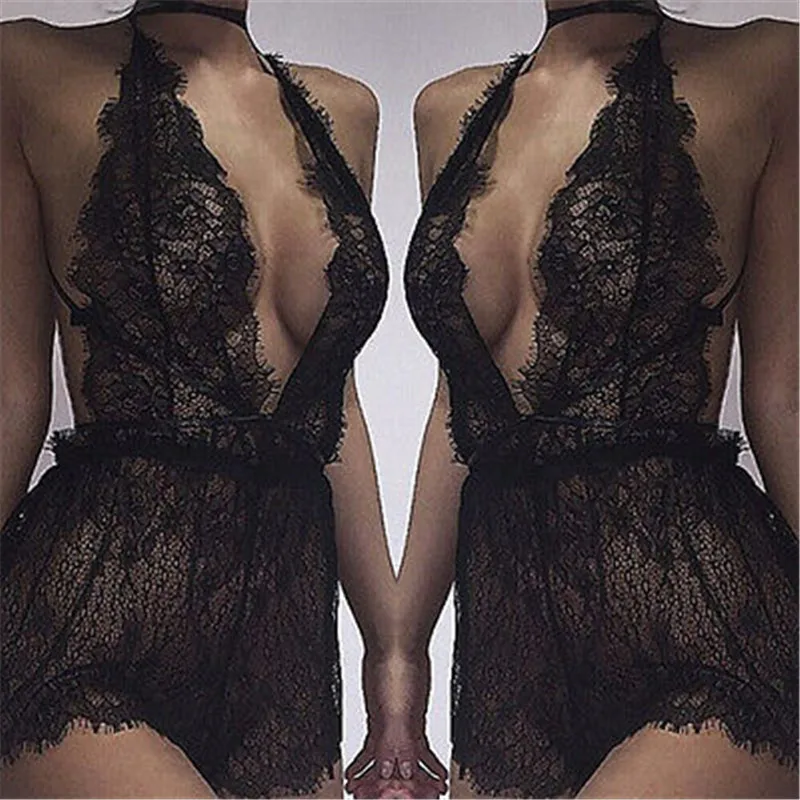

Sexy Ladies Lingerie Nightwear Underwear G String Lace Sleepwear Babydoll 6-18