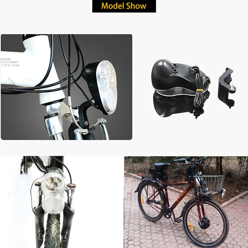 Flash Deal Bicycle Light 36V 48V LED Cycling Front Light Bike light Lamp Torch Waterproof Electric Bike Headlight for Motorcycle e Bike Kit 5