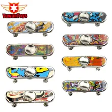 Горячие FingerSkateboard& Fingerboard сплав стенты скраб скутер для пальца скейт металлический ручной Спиннер скейтборд самые популярные игрушки