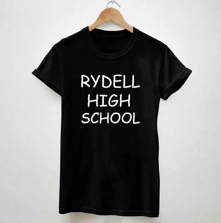Женская футболка Rydell для старшей школы повседневная хлопковая забавная черная