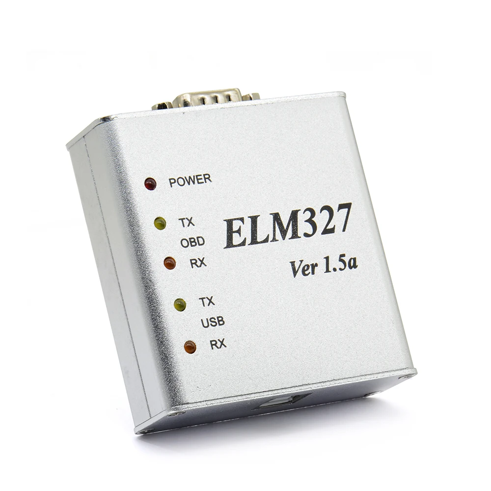 ELM327 USB металлический алюминиевый ELM 327 металлический чехол Elm 327 USB V1.5/V1.5a Поддержка всех OBD2 OBDII протоколов автомобильный диагностический сканер