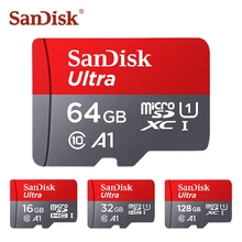 Sandisk флэш-карта памяти microsd tf карты 128 Гб 64 Гб 32 г 16 г SDXC SDHC класс 10 Micro sd карта Cartao De Memoia для телефона/планшета