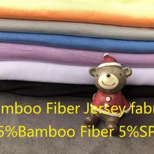 1 метр 40 s 95% Bamboo 5% spx Джерси мягкая эластичная ткань трикотаж для солнцезащитных подтяжек юбка женская футболка нижнее платье